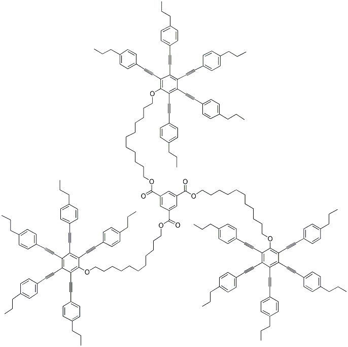TRIS-[11-PENTAKIS-(4'-PROPYLPHENYLETHYNYL)PHENOXYUNDECYL]TRIMESATE CAS#: 671197-46-9