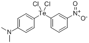 Tellurium, dichloro(p-(dimethylamino)phenyl)(m-nitrophenyl)- CAS#: 65743-49-9