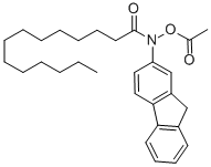 Tetradecanamide, N-(acetyloxy)-N-9H-fluoren-2-yl- (9CI) CAS#: 63224-45-3