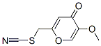 Thiocyanic acid, (5-methoxy-4-oxo-4H-pyran-2-yl)methyl ester (9CI) CAS#: 675833-53-1