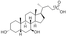 URSODEOXYCHOLIC ACID-24-13C CAS#: 63296-46-8