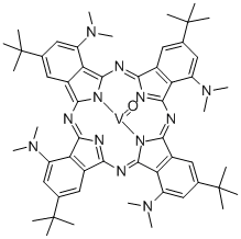 VANADYL 3,10,17,24-TETRA-TERT-BUTYL-1,8,15,22-TETRAKIS(DIMETHYLAMINO)-29H-PHTHALOCYANINE CAS#: 61114-01-0