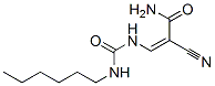 (Z)-2-cyano-3-(hexylcarbamoylamino)prop-2-enamide CAS#: 6976-83-6