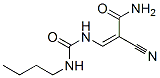 (Z)-3-(butylcarbamoylamino)-2-cyano-prop-2-enamide CAS#: 6976-80-3