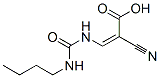 (Z)-3-(butylcarbamoylamino)-2-cyano-prop-2-enoic acid CAS#: 6976-81-4