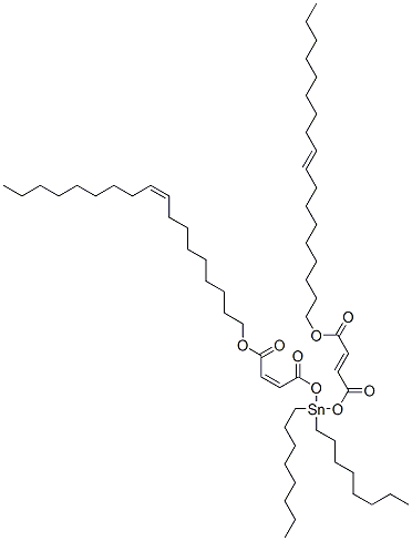 (Z)-octadec-9-enyl (,,Z)-6,6-dioctyl-4,8,11-trioxo-5,7,12-trioxa-6-stannatriaconta-2,9,21-trienoate CAS#: 68538-86-3