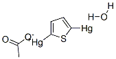 acetic acid: (5-mercuriothiophen-2-yl)mercury: hydrate CAS#: 64048-08-4