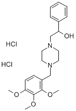 alpha-Phenyl-4-((2,3,4-trimethoxyphenyl)methyl)-1-piperazineethanol di hydrochloride CAS#: 64966-23-0