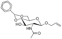 .beta.-D-Glucopyranoside, 2-propenyl 2-(acetylamino)-2-deoxy-4,6-O-(phenylmethylene)- CAS#: 65947-37-7