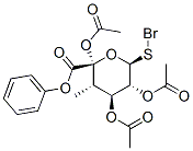 .beta.-D-Glucopyranosiduronic acid, phenyl 5-C-bromo-1-thio-, methyl ester, triacetate CAS#: 65615-67-0