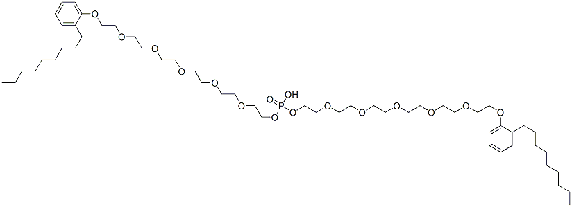 bis[17-(nonylphenoxy)-3,6,9,12,15-pentaoxaheptadecan-1-yl] hydrogen phosphate CAS#: 66172-79-0
