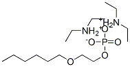 bis(diethylammonium) 2-(hexyloxy)ethyl phosphate CAS#: 64051-25-8