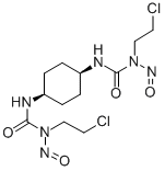 cis-1,4-Cyclohexylenebis(3-(2-chloroethyl)-3-nitrosourea) CAS#: 61137-59-5