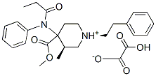 cis-(-)-4-(methoxycarbonyl)-3-methyl-1-phenethyl-4-(N-phenylpropionylamino)piperidinium hydrogen oxalate CAS#: 61380-41-4