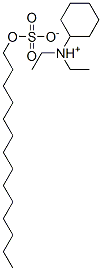 cyclohexyldiethylammonium tetradecyl sulphate CAS#: 65104-62-3