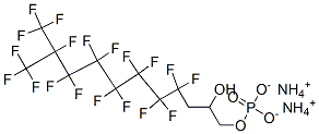 diammonium 4,4,5,5,6,6,7,7,8,8,9,9,10,11,11,11-hexadecafluoro-2-hydroxy-10-(trifluoromethyl)undecyl phosphate CAS#: 63295-18-1