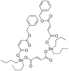 dibenzyl (,,Z)-6,6,13,13-tetrabutyl-4,8,11,15-tetraoxo-5,7,12,14-tetraoxa-6,13-distannoctadeca-2,9,16-trienedioate CAS#: 68460-06-0