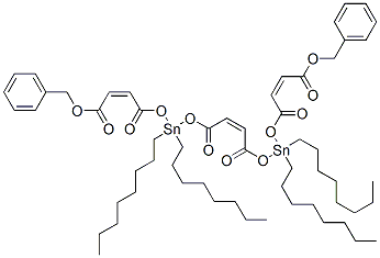 dibenzyl (Z,Z,Z)-6,6,13,13-tetroctyl-4,8,11,15-tetraoxo-5,7,12,14-tetraoxa-6,13-distannoctadeca-2,9,16-trienedioate CAS#: 68133-04-0