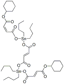 dicyclohexyl 6,6,13,13-tetrabutyl-4,8,11,15-tetraoxo-5,7,12,14-tetraoxa-6,13-distannoctadeca-2,9,16(Z)-trienedioate CAS#: 68460-05-9