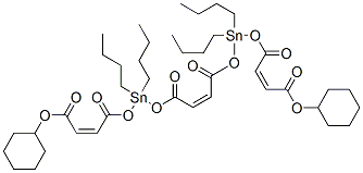 dicyclohexyl (Z,Z,Z)-6,6,13,13-tetrabutyl-4,8,11,15-tetraoxo-5,7,12,14-tetraoxa-6,13-distannoctadeca-2,9,16-trienedioate CAS#: 68109-86-4