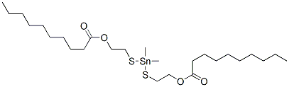 (dimethylstannylene)bis(thio-2,1-ethanediyl) didecanoate CAS#: 67874-41-3