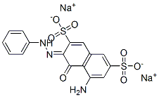 disodium (3Z)-5-amino-4-oxo-3-(phenylhydrazinylidene)naphthalene-2,7-disulfonate CAS#: 64553-75-9