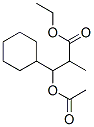ethyl 3-acetyloxy-3-cyclohexyl-2-methyl-propanoate CAS#: 6305-60-8