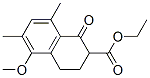 ethyl 5-methoxy-6,8-dimethyl-1-oxo-tetralin-2-carboxylate CAS#: 6307-26-2