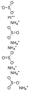 hexaammonium platinum(2+) tetrasulphite CAS#: 68191-11-7