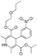 isopropyl 2-propoxyethyl 1,4-dihydro-2,6-dimethyl-4-(3-nitrophenyl)pyridine-3,5-dicarboxylate CAS#: 67078-97-1