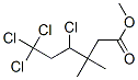 methyl 4,6,6,6-tetrachloro-3,3-dimethylhexanoate CAS#: 64667-33-0
