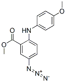 methyl 5-azido-2-(4-methoxyphenyl)aminobenzoate CAS#: 64134-59-4