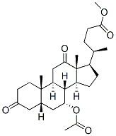 methyl (5beta,7alpha)-7-acetoxy-3,12-dioxocholan-24-oate CAS#: 60354-42-9
