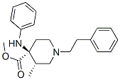 methyl cis-(+)-3-methyl-1-phenethyl-4-(phenylamino)piperidine-4-carboxylate CAS#: 61380-35-6