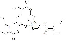 (methylstannylidyne)tris(thioethylene) tris(2-ethylhexanoate) CAS#: 67874-54-8