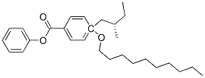 p-(2-methylbutyl)phenyl (S)-4-(decyloxy)benzoate CAS#: 69777-63-5