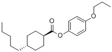 p-propoxyphenyl trans-4-pentylcyclohexanecarboxylate CAS#: 67589-54-2