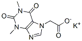 potassium 1,2,3,6-tetrahydro-1,3-dimethyl-2,6-dioxo-7H-purine-7-acetate CAS#: 62026-29-3