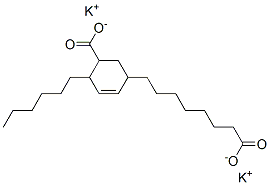 potassium 5-carboxy-4-hexylcyclohex-2-ene-1-octanoate CAS#: 68227-50-9
