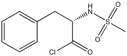 (+)-(s)-n-Methylsulfonylphenylalanyl chloride CAS#: 63640-54-0