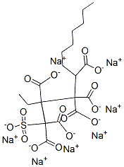 sodium 1-(2-ethylhexoxycarbonyl)undecane-1-sulfonate CAS#: 67845-69-6