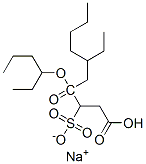 sodium 1-(2-ethylhexyl) 4-hexyl 2-sulphonatosuccinate CAS#: 68133-68-6