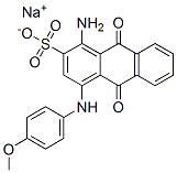 sodium 1-amino-4-p-anisidino-9,10-dihydro-9,10-dioxoanthracene-2-sulphonate CAS#: 63589-10-6