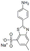 sodium 2-(4-aminophenyl)-5-methylbenzothiazole-7-sulphonate CAS#: 65072-40-4