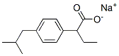 sodium 2-(4-isobutylphenyl)butyrate CAS#: 60682-24-8