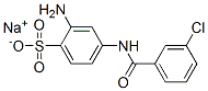 sodium 2-amino-4-(3-chlorobenzamido)benzenesulphonate CAS#: 67969-91-9