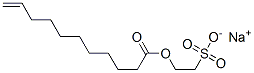 sodium 2-sulphonatoethyl undec-10-enoate CAS#: 64716-81-0