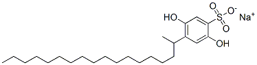 sodium 2,5-dihydroxy-4-(1-methylheptadecyl)benzenesulphonate CAS#: 63059-59-6