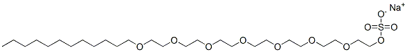 sodium 3,6,9,12,15,18,21-heptaoxatritriacontyl sulphate CAS#: 66197-75-9