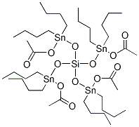 tetrakis(acetoxydibutylstannyloxy)silane CAS#: 61746-04-1